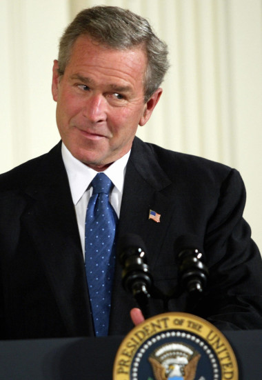 L'ancien Président US George W Bush Jr