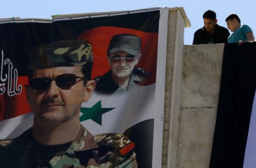Bachar et hafez al-Assad