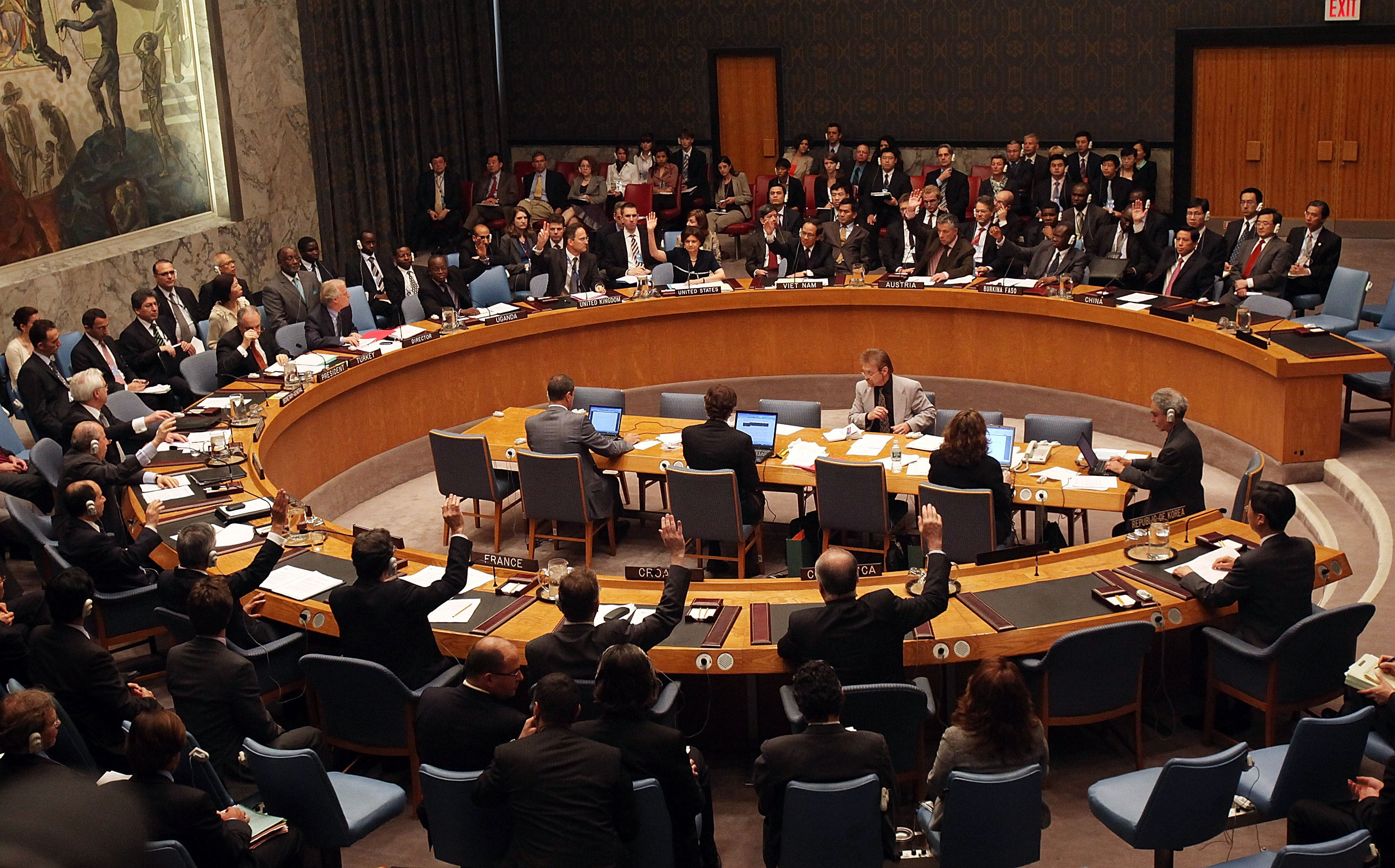 Le Conseil de Sécurité des Nations Unies